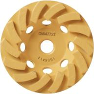 dewalt diamond cup grinding wheel, 4-inch (dw4772t): ultimate precision and long-lasting performance logo