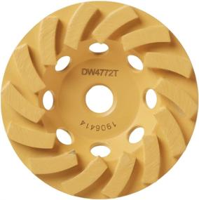 img 4 attached to DEWALT Diamond Cup Grinding Wheel, 4-Inch (DW4772T): Ultimate Precision and Long-Lasting Performance