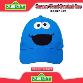 img 2 attached to Sesame Street Toddler Cotton Baseball Boys' Accessories and Hats & Caps