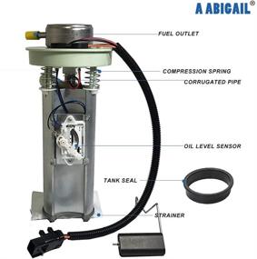 img 1 attached to 🔥 High-Quality Fuel Pump E7115MN for Jeep TJ & Wrangler 1997-2002 (2.5L/4.0L) with 19-Gallon Tank Capacity