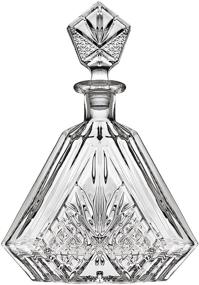 img 2 attached to 🥃 Triangular Irish Cut Whiskey Decanter for Liquor, Scotch, Bourbon, or Wine - 750ml