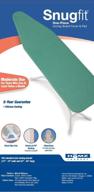 🔵 blue homz snugfit ironing board cover with pad - ideal for moderate use logo