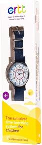img 2 attached to Time Teaching Made Simple - EasyRead Analog Boys Watch in Navy #ERW-RB-24-NB