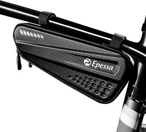 img 4 attached to 🚲 Epessa Waterproof Bike Frame Bag: Hard Shell Storage Tool for Cycling Top Tube