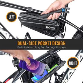 img 2 attached to 🚲 Epessa Waterproof Bike Frame Bag: Hard Shell Storage Tool for Cycling Top Tube