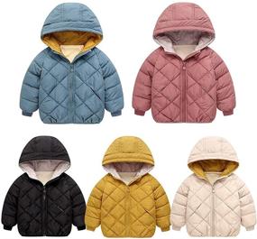 img 1 attached to 👶 Curipeer Toddler Hooded Jacket: Stylish Boys' Clothing with Jackets & Coats