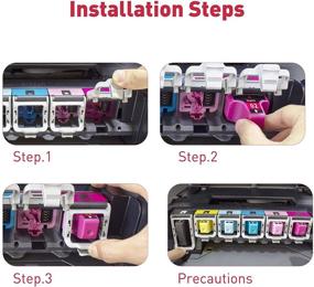 img 2 attached to High-Quality HOTCOLOR Remanufactured HP 02 Ink Cartridges - Replacement for HP PhotoSmart Printers - 12-Pack (Black, Cyan, Magenta, Yellow, Light Cyan, Light Magenta)