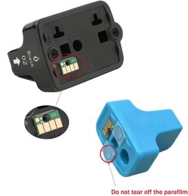 img 1 attached to High-Quality HOTCOLOR Remanufactured HP 02 Ink Cartridges - Replacement for HP PhotoSmart Printers - 12-Pack (Black, Cyan, Magenta, Yellow, Light Cyan, Light Magenta)