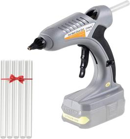 img 4 attached to Ryobi 18V Hot Melt Glue Gun - High Temperature, Full Size with Switch + 5 Glue Sticks - 60W Fast Heating for DIY Crafts, Decoration, Jewelry, Woodworking - Battery Not Included