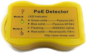 img 4 attached to 🔌 Прибор для обнаружения PoE без учета полярности для IEEE 802.3 и пассивного PoE - эффективное определение Power Over Ethernet; ясная индикация пассивного или 802.3af/at; поддерживает 24В, 48В или 56В; и режим с обратной полярностью Mode B