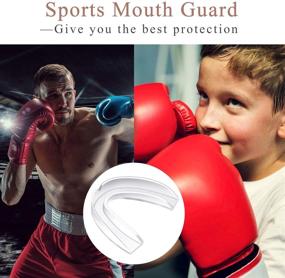 img 1 attached to 👄 BBTO Sports Mouth Guards - Set of 20 Mouth Protection Athletic Mouthguards for Kids and Adults