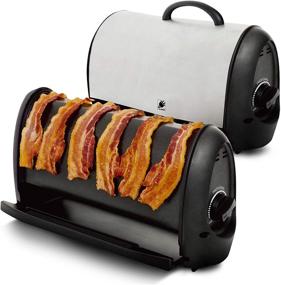 img 3 attached to 🥓 J-Jati Bacon Cooker Maker: Crispy Bacon Grill for Perfectly Cooked, Non-Stick Bacon at Home - 6 Strips, Black