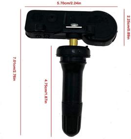 img 2 attached to Высокопроизводительная система мониторинга давления в шинах TPMS 315 МГц - Набор из 4 датчиков для Buick, Cadillac, GMC, Hummer, Pontiac, Saturn - Замена оригинальных номеров деталей OEM 13598771, 13598772, 13586335, 13581558.