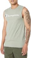 champion graphic jersey muscle ecology men's clothing logo