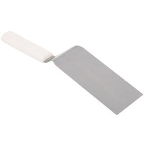 img 1 attached to Essentials P94855 6x3 White Hamburger Turner with Polypropylene Handle - Enhanced SEO