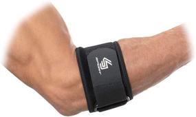 img 3 attached to Enhanced Shock Doctor PRIME Elbow Brace Strap: Optimal Support for Tennis Elbow and Tendonitis