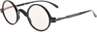 👓 eyekepper uv protection round reading glasses vintage oval readers for professors logo