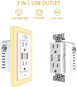 img 3 attached to 🔌 Certified Sensor Outlet Duplex Receptacle