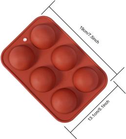 img 1 attached to Силиконовые шоколадные шарики для изготовления мусса
