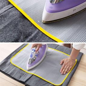 img 2 attached to FineInno 5-Pack Protective Ironing Mesh Pad Cloth for Scorch-Saving Ironing - Pressing Protector Mesh Cloth