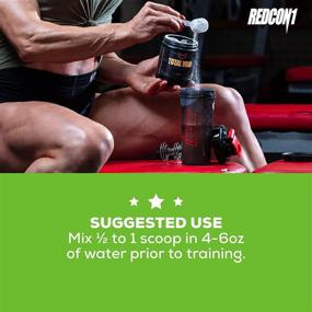 img 1 attached to Power through Your Workout with Redcon1 Total War Preworkout! Boost 💪 Energy, Endurance, and Focus with Beta-Alanine and Caffeine (Green Apple) - 30 Servings