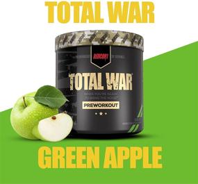 img 2 attached to Power through Your Workout with Redcon1 Total War Preworkout! Boost 💪 Energy, Endurance, and Focus with Beta-Alanine and Caffeine (Green Apple) - 30 Servings