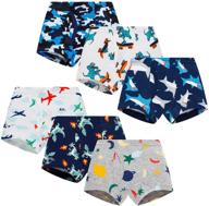 premium quality boys' cotton 6 pack underwear from winging day clothing logo