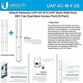 img 4 attached to Ubiquiti Networks UniFi Mesh UAP-AC-M-5: Wide-Area 802.11ac Dual-Band Access Point (5-Pack)