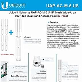 img 3 attached to Ubiquiti Networks UniFi Mesh UAP-AC-M-5: Wide-Area 802.11ac Dual-Band Access Point (5-Pack)
