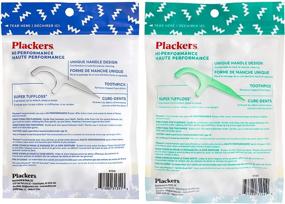 img 1 attached to Plackers Hi Performance Original & Mint Dental Flossers - Bundle of 120 Flossers