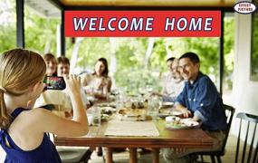 img 1 attached to 🏠 Welcome Home Banner - Ideal for Big Homecoming Celebration, Back Home Welcome Sign - Perfect Homecoming Party Decorations, Extra Large Homecoming Party Decor - Enhancing Welcoming Atmosphere