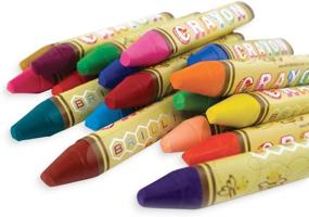 img 1 attached to 🖍️ Натуральные пчелиные восковые карандаши OOLY - набор из 24 штук (133-50): яркие цвета для творчества.