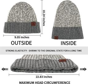 img 3 attached to Womens Winter Beanie Touchscreen Infinity