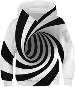 img 4 attached to Printed Graphic Pullover Colorful Sweatshirt Boys' Clothing ~ Fashion Hoodies & Sweatshirts