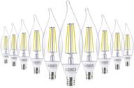 💡 sunco lighting industrial electrical candelabra filament for decorative lighting components logo