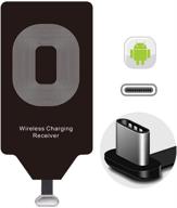 ⚡ qi wireless charging receiver adapter for lg stylo 5 4 g5 v20 k31 samsung galaxy a20 a10 c9 pro j7 google pixel 2 xl essential phone moto g7 z2 force play g6 plus htc usb type c android charge logo