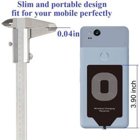 img 1 attached to ⚡ Qi Wireless Charging Receiver Adapter for LG Stylo 5 4 G5 V20 K31 Samsung Galaxy A20 A10 C9 Pro J7 Google Pixel 2 XL Essential Phone Moto G7 Z2 Force Play G6 Plus HTC USB Type C Android Charge