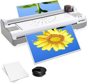 img 4 attached to 📐 Laminator Machine with 70 Laminating Sheets: Ideal for Home, Office, and School Use - A3/A4/A6 Compatible with Cutter, Corner Rounder, and Multiple Function Hot & Cold System - 13 inches