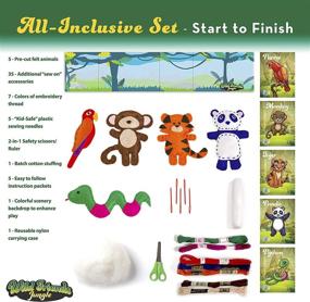 img 3 attached to 🐾 Four Seasons Crafting: Explore Animal Arts & Crafts through Sewing Adventures