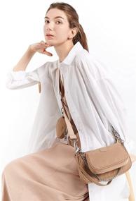 img 3 attached to Универсальная сумка Arrebol Crossbody для женщин, которая также может использоваться как ручная сумка и кошелек.