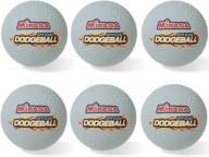 🏐 set of six official mikasa 8.5&#34; rubber dodgeballs логотип