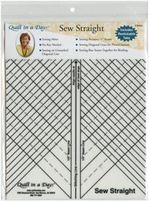 img 4 attached to 🧵 Quilt In A Day Sew Straight Ruler: Master Accurate Sewing with Ease (1-Pack)