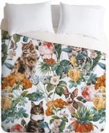 society6 korkmazyurek floral pattern comforter kids' furniture, decor & storage logo