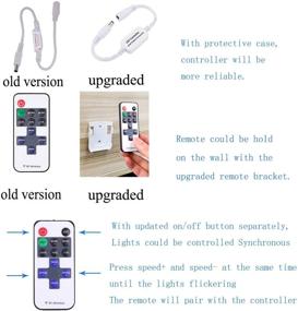 img 1 attached to 🔆 AIBOO Dimmable Puck Lights - Linkable Under Cabinet LED Lighting with Wireless RF Remote Control - 12V, Hardwired & Wall Plug-in - Perfect for Counter Lighting (6 Lights, Daylight White)