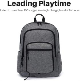 img 1 attached to 2020 Edition Gray Bluetooth Speaker Backpack: 20-Watt Speakers & Subwoofer for Parties, Festivals, Beach, School - Works with iPhone & Android!