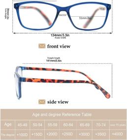 img 1 attached to Stylish CAWINT Reading Glasses for Small-Faced Women & Men- 6 Pack, Lightweight Square Frame Readers