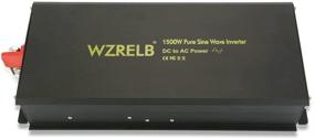img 2 attached to WZRELB 1500 Вт инвертор питания: надежный преобразователь постоянного тока 12 В в переменный ток 120 В с чистой синусоидой