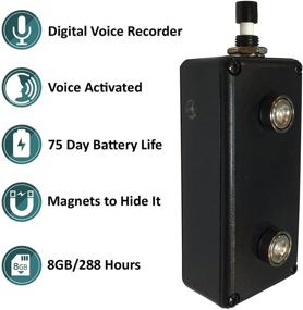 img 3 attached to 🎙️ Cutting-Edge Black Vox Voice Activated Digital Audio Recorder with Internal Mic: Your Ultimate Recording Companion