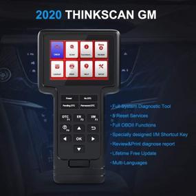 img 3 attached to GM ThinkScan Diagnostic Scan Tool - OBD2 Scanner Car Code Reader with SAS ETS EPB Oil Light Reset Service for GM Vehicles 1996 & Beyond (Buick/Chevrolet/Cadillac/GMC) - Lifetime Free Updates