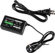 🔌 psp charger: ultimate replacement ac adapter for sony psp-110 psp-1001 psp 1000 / psp slim & lite 2000 / psp 3000 logo